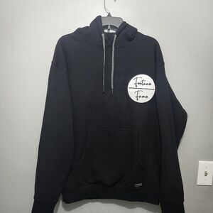 Fortune Over Fame Men's Black Hoodie Size M